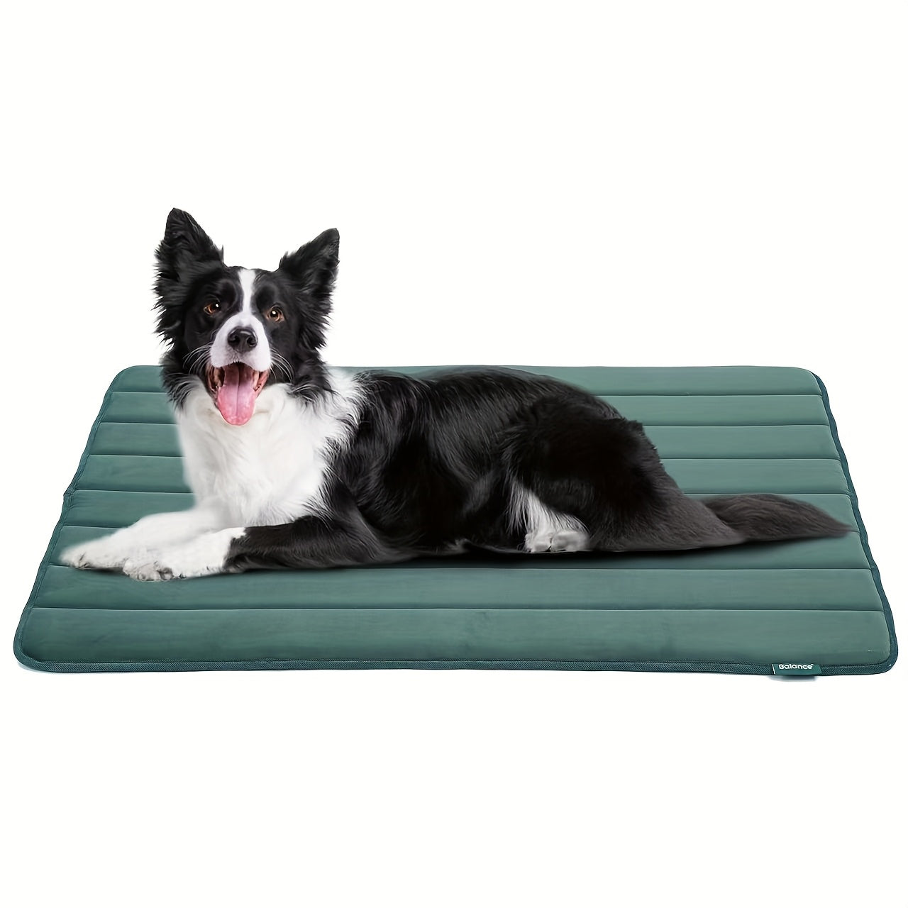 Extra Large Non-Slip High Quality Dog Bed Mat - Heavy Duty Pet Cushion with Soft Surface, Washable Spillproof Mat for Large, Medium, Small, Extra Small Dogs - All-Breed Indoor/Outdoor Bedding for,, Floors - Ideal for Crate or Free Space - Beige & Gray