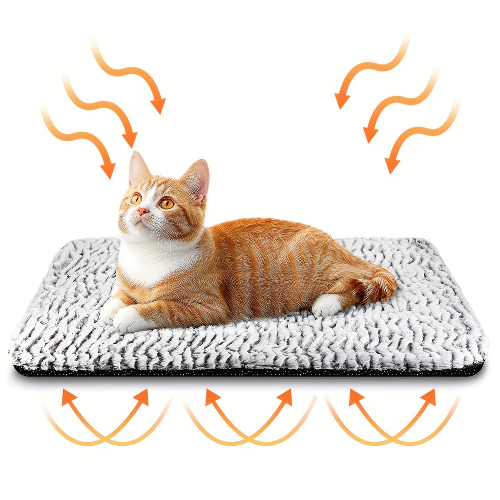 Extra Warm Dog Cat Pad, Soft Cat Bed Thermal Dog Cat Mat for Outdoor and Indoor Large Kittens Small Puppy Pets